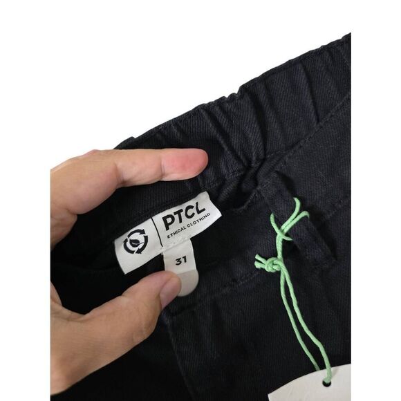 PTCL Cargo Twill Wide Leg Pants Size 31 Black NWT - Picture 5 of 5